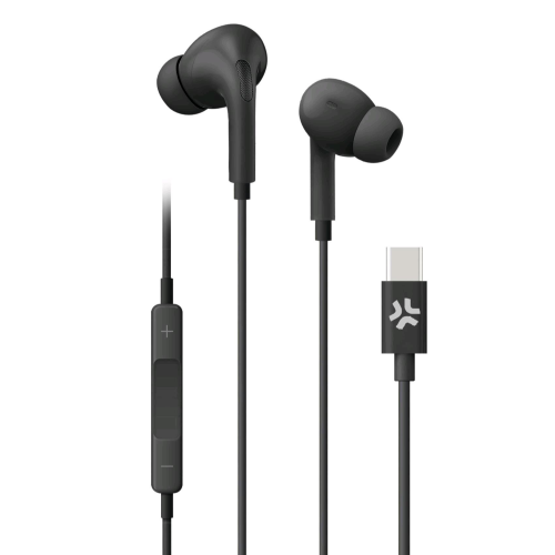 =>>IN EAR STEREO EARPHONES USB-C BK